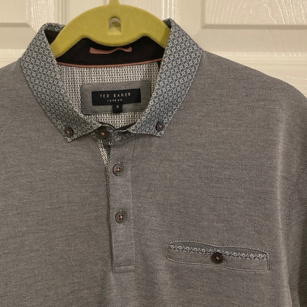 Ted Baker Charcoal Polo Shirt for Men